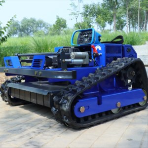 Robot Cortacésped Robótico de Control Remoto de 550 mm con Motor de <span class=keywords><strong>Gasolina</strong></span> para Terrenos Inclinados, Cortadora de Césped Pequeña - Product Image 1