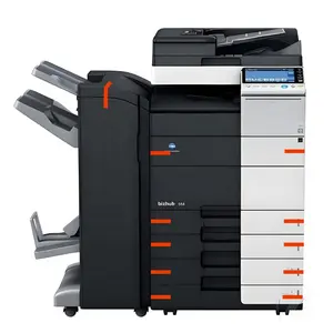 하나의 프린터 스캐너 복사기 Konica Minolta bizhub 454e 554 364 284e 224 B/W 레이저 스캐너 및 복사기와 함께 프린터를 사용