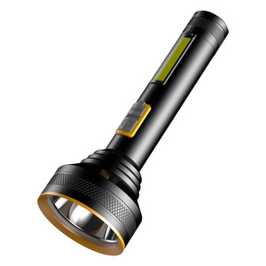 Lampe torche en alliage d'aluminium 30W rechargeable haute intensité portable pour l'extérieur avec chargeur et grand réflecteur - Product Image 2