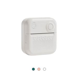 2026 Transfer Label <b>Printer</b> <b>Mini</b> Thermal White Color Portable Plastic Pocket Sticker Label <b>Printer</b> for Promotion - Product Image 1