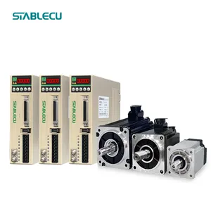 220V 750W 3000RPM 2.4N.m servo motor 0.75KW AC Servo Motor With Drive For Actuator textile machine matched for CNC controller