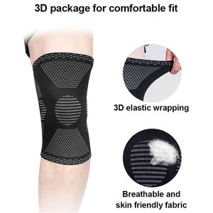 Genouillère de compression respirante et antidérapante en tissu durable avec protection pour les sports de printemps - Product Image 5