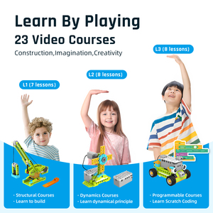 Makerzoid giáo dục mã hó<span class=keywords><strong>a</strong></span> Robot đồ chơi cho trẻ em 6 + 100 + Mô hình STEM nhiên lập trình cho gạch thể loại giáo dục Maker - Product Image 4