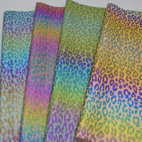 Cuir Pvc coloré léopard Cuir doré Faux cuir pour la fabrication de sac
