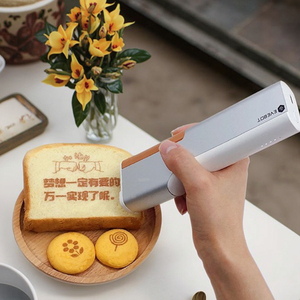 <span class=keywords><strong>EVEBOT</strong></span> Impresora de Alimentos Portátil Grande de 2.6cm para Diseños DIY en Café, Latte, Postres, Yogur, Platos, Pan y Galletas - Producto en Stock - Product Image 1