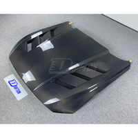Capó de Fibra de Carbono Estilo Drifton Vent para Mustang Gen6 S550.2 2018-2023, Nuevo, Negro, Tejido 3K/6K/12K, Acabado Brillante/Mate, Protección UV