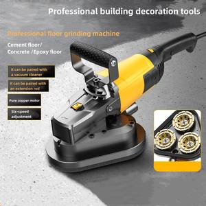 Nouvelle machine portative 2026 à 3 disques pour le ponçage et le polissage des murs, idéale pour le ciment, le plâtre et le béton - Product Image 2