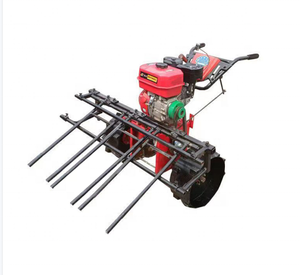 Tracteur agricole à poussée manuelle 1 2 3 4 rangs essence oignon maïs semoir machine semoir engrais - Product Image 4