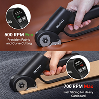Ciseaux électriques sans fil 4V, double vitesse 500/700 tr/min, ciseaux à découper le tissu, 4000mAh, rechargeables par type-C, lumière LED, ciseaux de couture