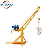 Mini grue rotative à bras articulé portable, capacité de levage de 200 kg, 300 kg, 500 kg, 800 kg, 1000 kg