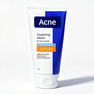 Vente en gros : Traitement anti-acné au peroxyde de benzoyle à 10 %, nettoyant moussant pour le <span class=keywords><strong>visage</strong></span> et le corps, élimine l'acné existante, prévient les éruptions cutanées nouvelles - Product Image 2