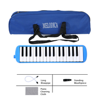 Hot Sales Colorful ABS 32-Key Melodica Keyboard with Soft Bag and Mouthpiece for Beginner Kids