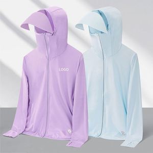 Camiseta Deportiva con Protección Solar UPF50, Cierre de Cremallera, Logotipo Personalizado, Protección UV para Exteriores, Transpirable, de Secado Rápido para Adultos - Product Image 1