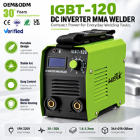 Kondisi Baru 220V 120A 3 PCB DC Portable Digital Display Soldadora Inverter MMA Welder Mesin Las Stick Arc Kecil