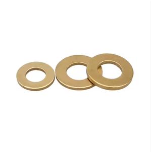 औद्योगिक फास्टनरों थोक कस्टम बनाया पीतल के वॉशर लॉक कॉपर फ्लैट वाशर - Product Image 2