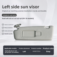 Pare-soleil automobile gris côté conducteur gauche compatible avec Audi A4L A5 A1 A3 Q3 Q5 2009-2018 Pièce détachée