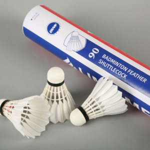ขนไก่ลูกขนไก่ Lingmei 90,ลูกขนไก่ทำจากขนห่านสีขาวราคาเดียวกับ BWF Shuttlecock - Product Image 4