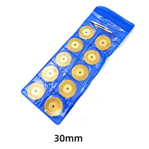 Diansaw 10pcs 30mm Ferramentas De Corte De Azulejo Diamante Galvanizado Diamante Mini Discos De Corte Circular Saw Grinding Blade - Product Image 3