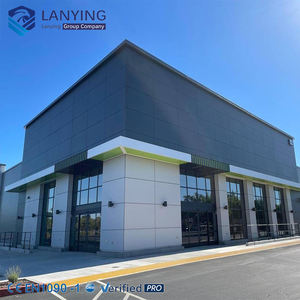 Entrepôt préfabriqué en structure légère en acier avec services de soudage et de découpe sur mesure pour usine - Product Image 6