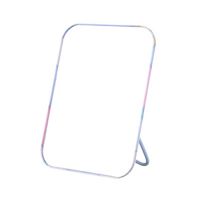 Miroir de maquillage de bureau en PU, pliable et réglable, pour étudiants, utilisation en dortoir - Product Image 4