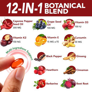 Cápsulas de Aceite de Semilla de Pimienta Cayena OEM/ODM con Vitamina D3+K2, Favorecen el Rendimiento Diario Natural y el Bienestar para Adolescentes, Personalizadas - Product Image 3