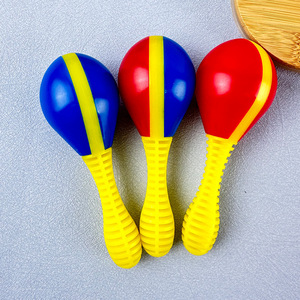 Wholesale Orff Percussion <b>Instrument</b> Colorful Plastic Maracas Children Rhythm <b>Instruments</b> Shakers <b>Musical</b> <b>Instrument</b> Tool Toys - Product Image 4