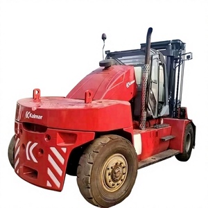 Chariot élévateur Kalmar d'occasion à moteur thermique de 16 tonnes avec pneus pleins, mât à deux étages, longueur de fourche de 2,3 m - Product Image 1