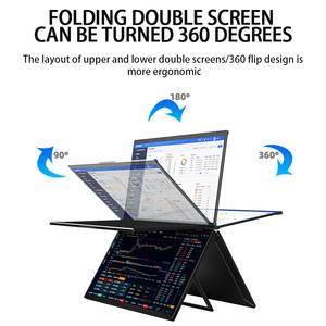 Eimio nhà phân phối 15.6 "60Hz 2.5K đôi màn hình hiển thị máy tính xách tay dual-màn hình di động màn hình cho máy tính xách tay với điều chỉnh - Product Image 5