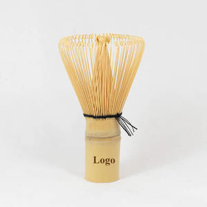 Fouet à thé matcha en bambou de haute qualité, écologique, SKYJOY, design japonais traditionnel fait à la main, logo gravé personnalisé, 100 brins - Product Image 1
