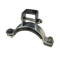 Collier de serrage en acier au carbone électrogalvanisé UTT63 pour tuyaux de 1/2 à 8 pouces pour suspension de conduites non isolées