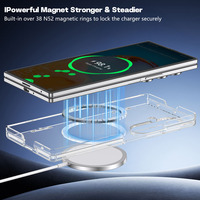 Funda Plegable Ultra Mate para Samsung Galaxy Z Fold 8, Carga Inalámbrica Magnética, Doble Bisagra, Cobertura Total, Antigolpes, Delgada