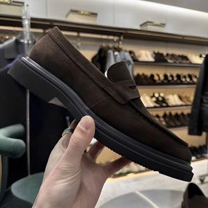 Chaussures habillées pour hommes Beijiang Wolf Chao, en cuir, à enfiler, basses, respirantes, à bout rond et semelle épaisse - Product Image 4
