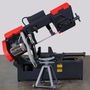 Sierra de cinta P3-28S con sistema de sujeción hidráulica, corte semiautomático, doble columna y sistema de tensión de la cuchilla - Product Image 3