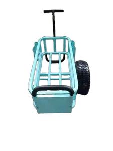 Chariot de plage en <span class=keywords><strong>aluminium</strong></span> avec <span class=keywords><strong>roues</strong></span> à ballons, <span class=keywords><strong>brouette</strong></span> légère pour usage extérieur - Product Image 6