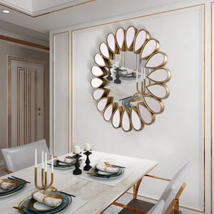 Miroir décoratif <span class=keywords><strong>de</strong></span> <span class=keywords><strong>salle</strong></span> <span class=keywords><strong>de</strong></span> bains, forme <span class=keywords><strong>de</strong></span> goutte d'eau, pour véranda, feu, bricolage, <span class=keywords><strong>2022</strong></span> - Product Image 4