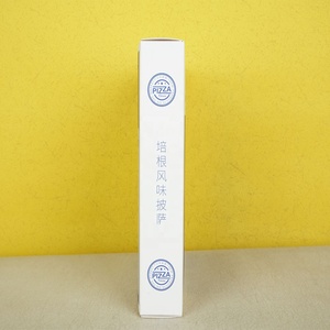 صناديق تغليف البيتزا الورقية المسطحة المجمدة ذات الحجم الواحد مقاس 33×33 سم (10 بوصات) مستطيلة الشكل بيضاء اللون بسعر رخيص وطباعة مخصصة - Product Image 6