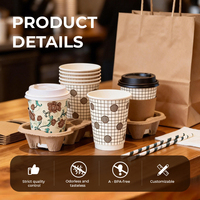 Vasos de Papel Desechables de 9oz para Máquinas Expendedoras de Café y Suministros de Bebidas para Oficina