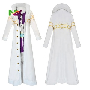นิโก้ โรบินคอสเพลย์เครื่องแต่งกายชุดสีม่วงชุดสีขาวเสื้อคลุมพังก์ชุดฮาโลวีนสำหรับผู้ใหญ่ - Product Image 4
