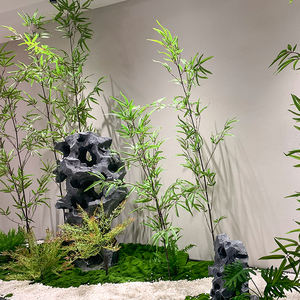 人工竹造園屋内景観鉢植え植物中庭、ホテル仕切り人工植物装飾装飾品 - Product Image 4