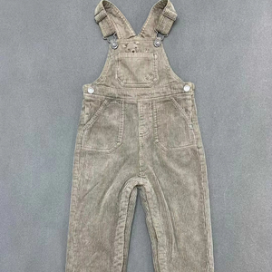 Tuta da <span class=keywords><strong>uomo</strong></span> personalizzata in cotone 100% velluto a coste senza maniche tuta da bambino tinta unita - Product Image 1