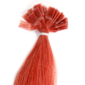 Extensions de cheveux à la kératine pré-collées européennes Sens, couleur 130 Blond roux intense, 25 mèches, 100% cheveux Remy - Product Image 1