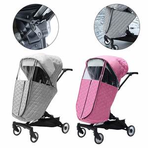 Couverture de pluie coupe-vent pour bébé, protection intégrale, couverture de pluie épaisse pour bébé en hiver, pour poussette - Product Image 2