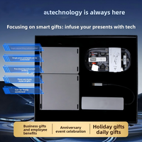 Coffret Cadeau d'Affaires Haut de Gamme avec Clavier, Souris et Batterie Externe Métalliques - Personnalisable, Style Professionnel, Cadeaux d'Entreprise pour Employés