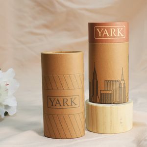 Cosmetic Perfume Essential Oil Customizable Paper Board Tube Packaging for Tea Coffee Craft Candle - Product Image 1