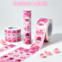 Étiquette personnalisée en vinyle imprimée numériquement en couleur, imperméable et anti-contrefaçon, pour bouteille de désodorisant, promotion cosmétique