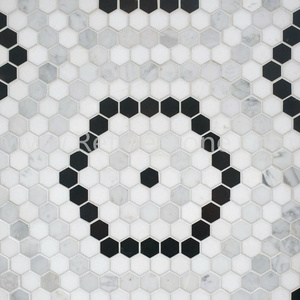 Hiện đại đá <span class=keywords><strong>Mosaic</strong></span> tường sàn gạch tốt bán cho khách sạn nhà bếp backsplash đá cẩm thạch tự nhiên cho phòng tắm tăng cường - Product Image 6