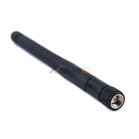 Antenne Wi-Fi double bande haute performance 2,4 GHz 5 GHz avec connecteur U.FL MHF1, base à clipser, omnidirectionnelle en caoutchouc pour kit de modification de routeur sans fil