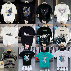 2025夏季潮流男士高档短袖t恤100% 纯棉人物图案大牌批发 - Product Image 6