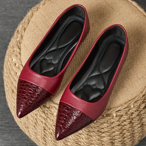 <span class=keywords><strong>Ballerine</strong></span> da donna in tinta elegante Patchwork leggere in Sole morbido con <span class=keywords><strong>punta</strong></span> chiusa <span class=keywords><strong>a</strong></span> <span class=keywords><strong>punta</strong></span> per l'estate - Product Image 2