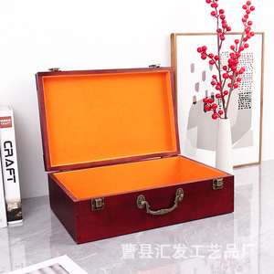 Camphor Wood Genealogy <b>Box</b> 35x24x8.5 Cm Rectangular Covered Family Tree Storage <b>Box</b> For Ancestral Records - Product Image 2